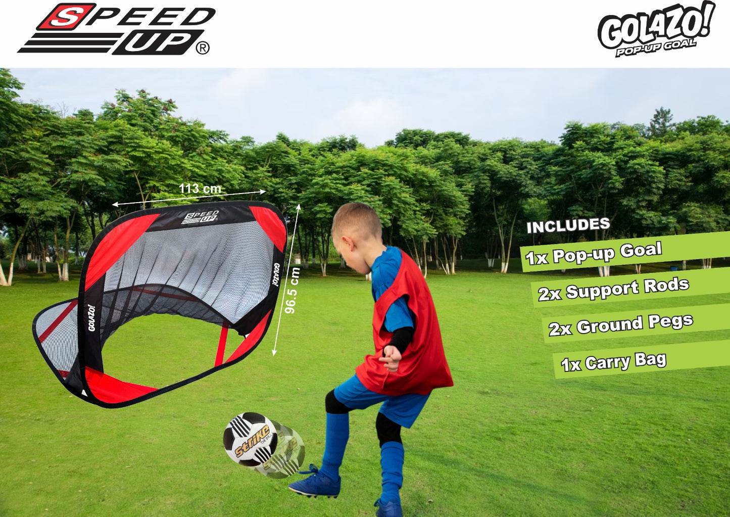 Sklopivi nogometni gol + lopta