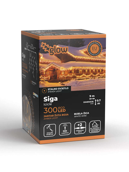 LED Božićne sige - Boja bakrena (na struju)  NOVO!